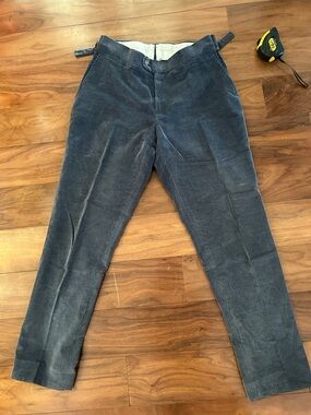 Men's Corduroy Trousers - Slate Blue SUITSUPPLY BRESCIA 48 size